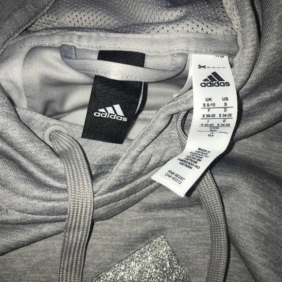 Grey Adidas Hoodie - Picture 2 of 3